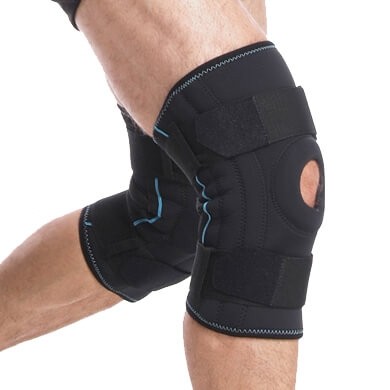  Adjustable Knee Support with Side Stabilizers