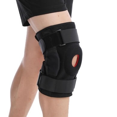orthotic knee brace with Adjustable Straps and Dual Side Stabilizers - Knee Support for Men Women